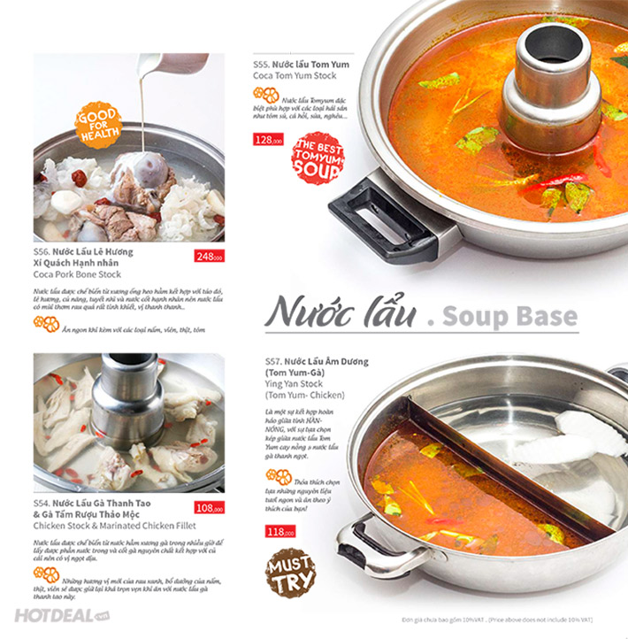 Coca Suki Voucher Áp Dụng Toàn Menu 2 Chi Nhánh